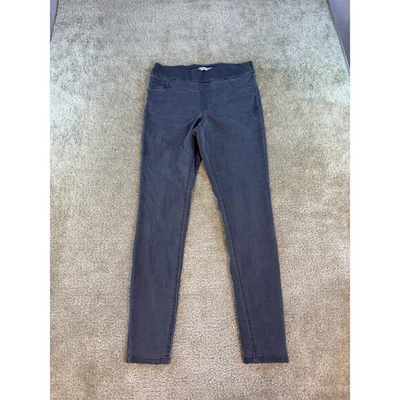 Nine West Womens Super Skinny Jeans Size 10 Gray Pull On Jegging Stretch D785 - Picture 1 of 13
